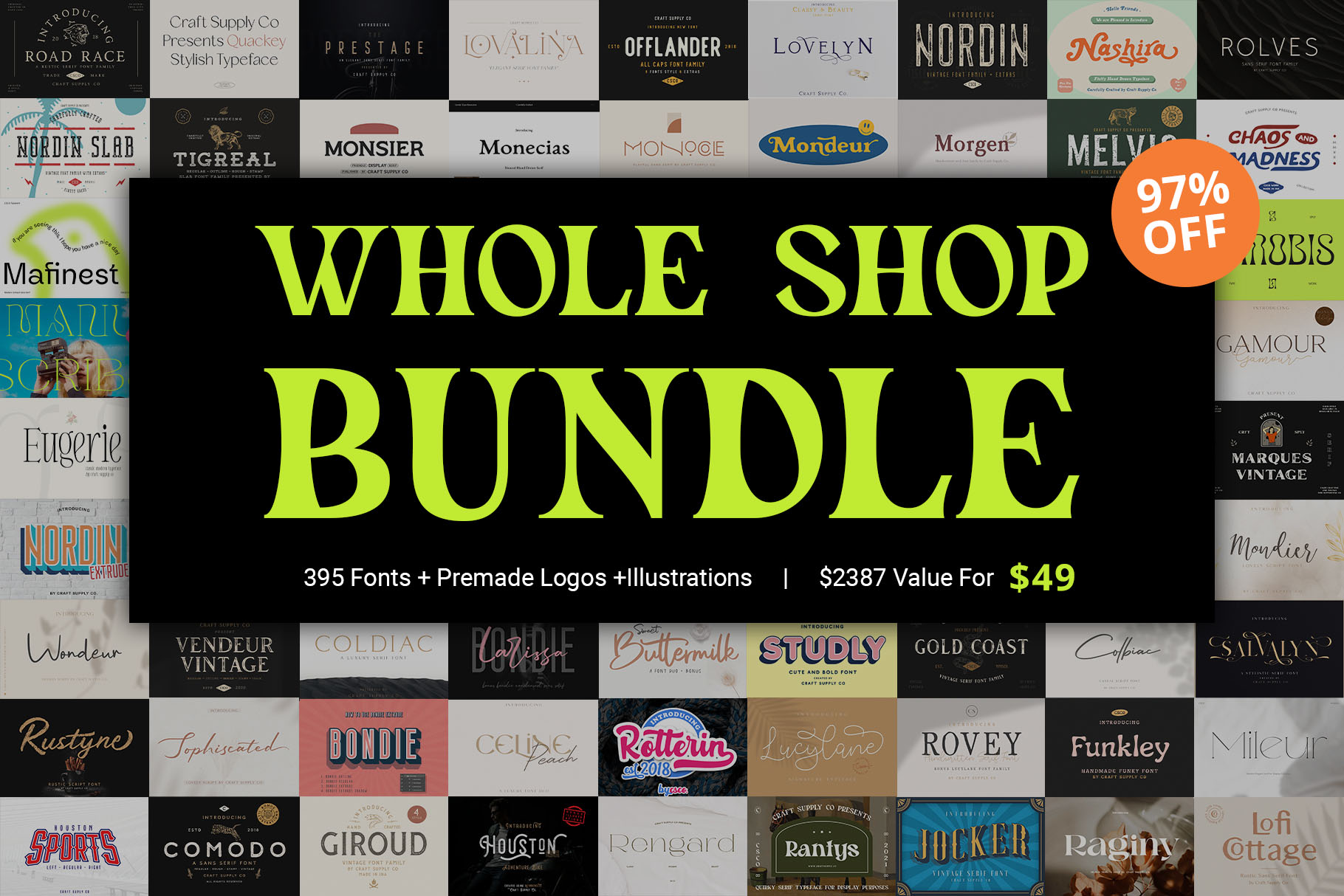 Whole Shop Bundle by Craft Supply Co Craft Supply Co