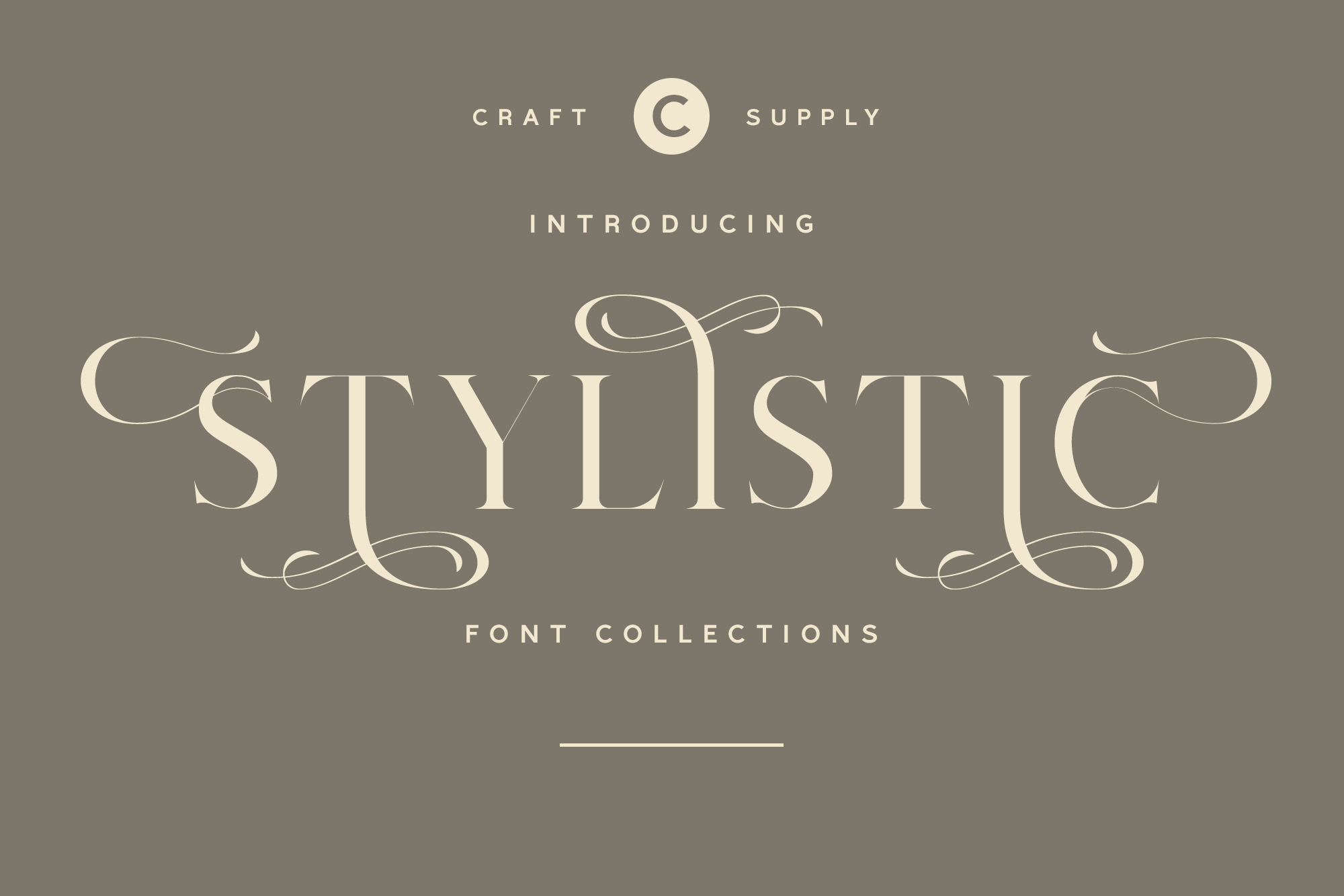 Stylistic Font Collections - Craft Supply Co