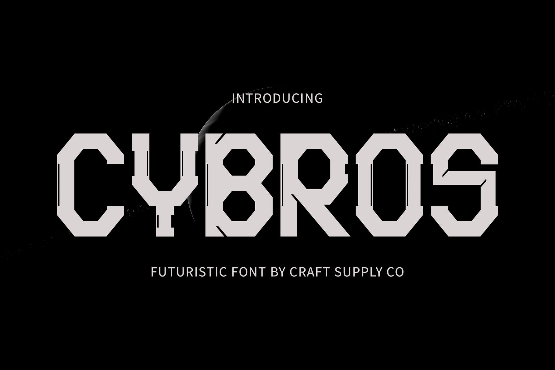 Cybros Font: Shaping Tomorrow's Typography - Craft Supply Co