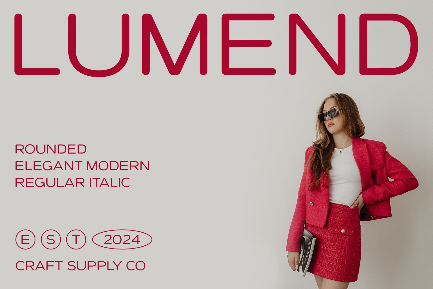Laramy Rounded Soft Lumend Rounded: Soft & Approachable Sans Serif - Craft Supply Co