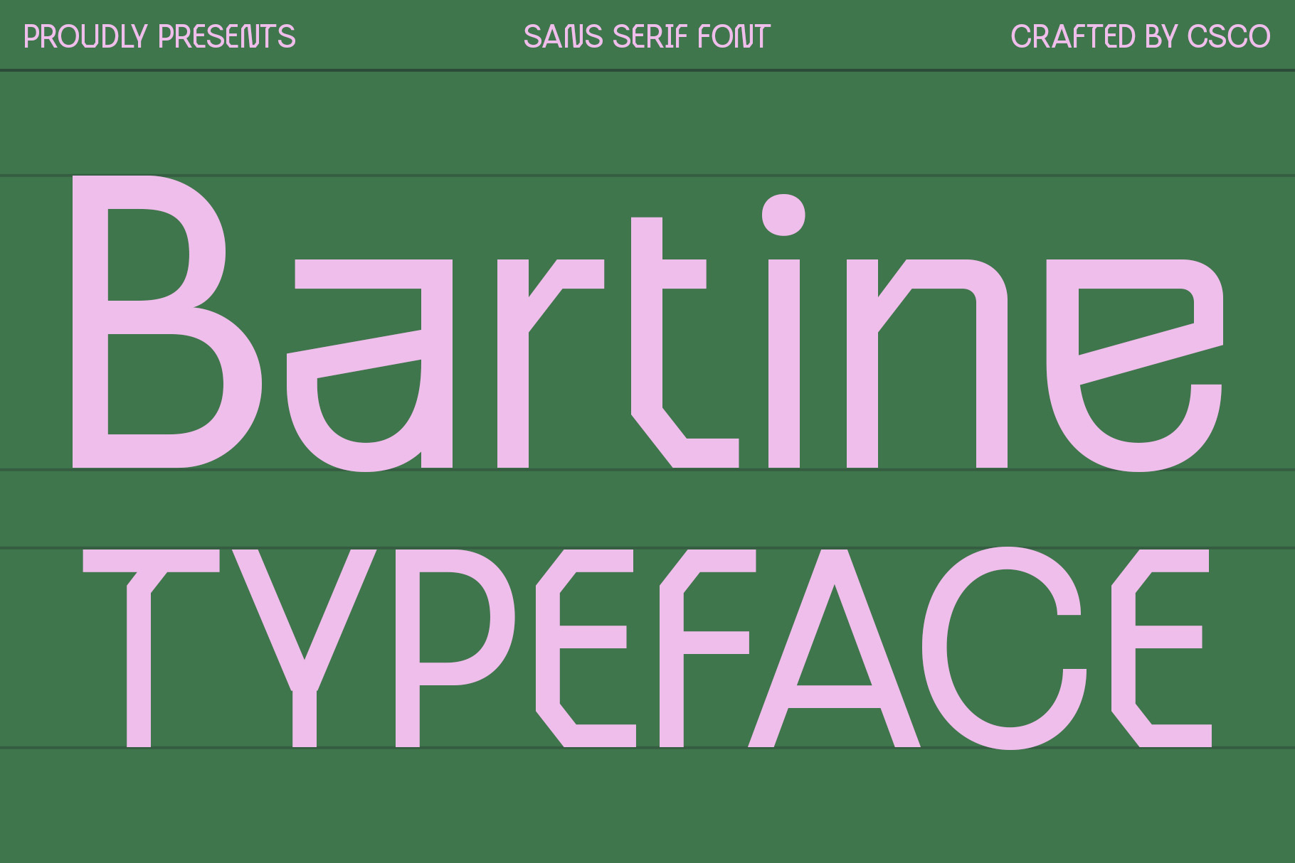 Bartine Industrial Font: Strength Meets Modernity- Craft Supply Co