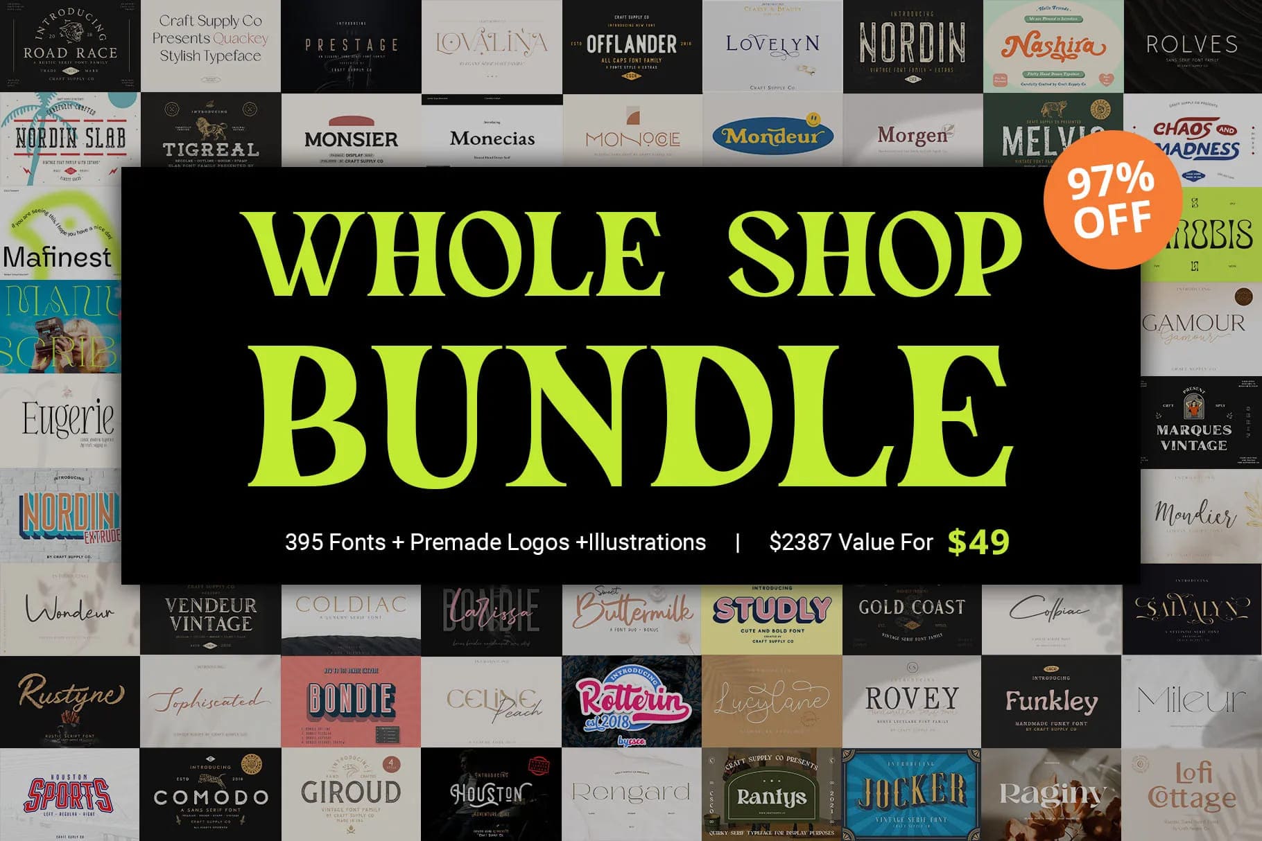 Craft Supply Co - Professional fonts for designers & creatives