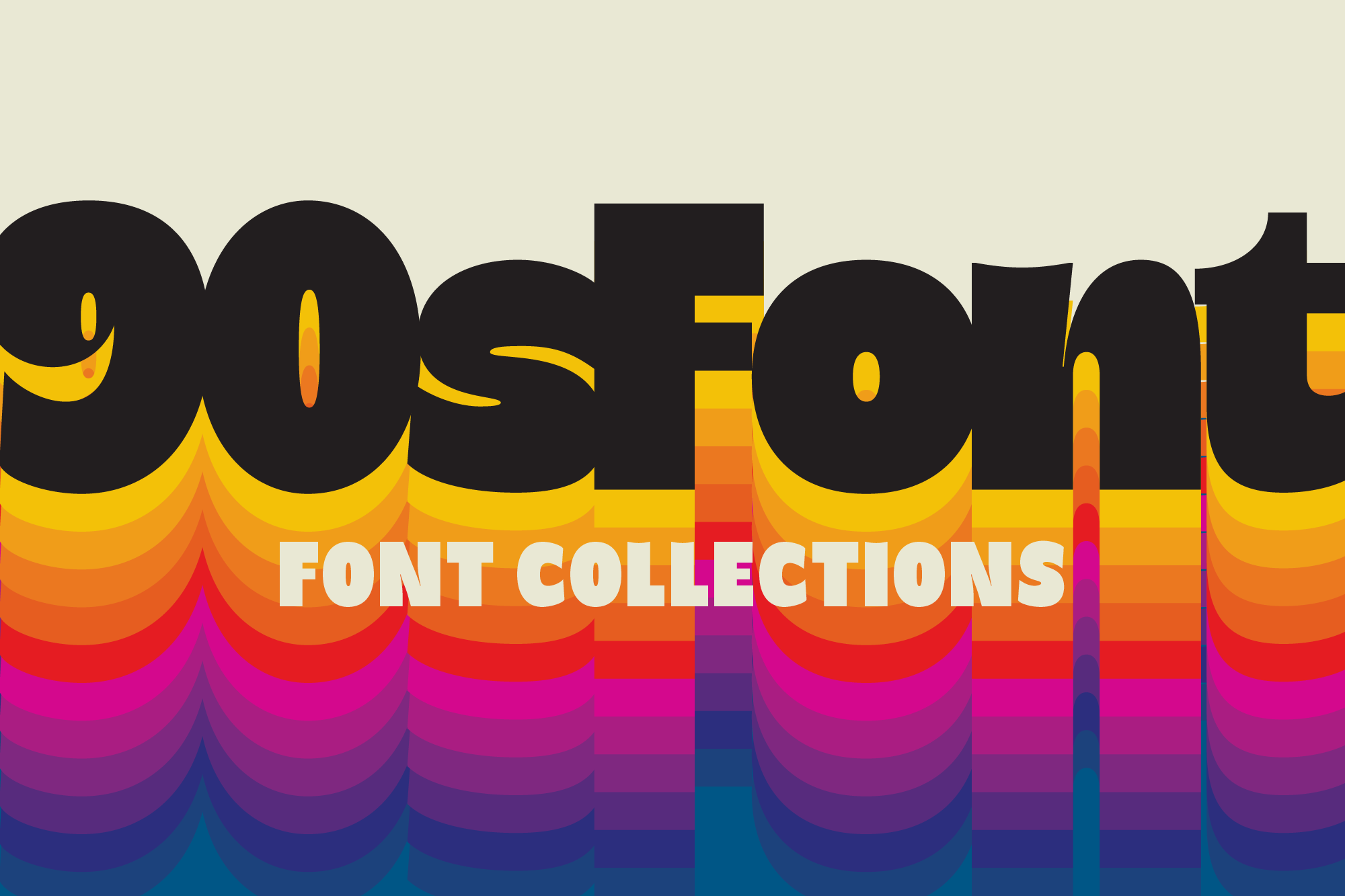 90s Font Collections by Craft Supply Co