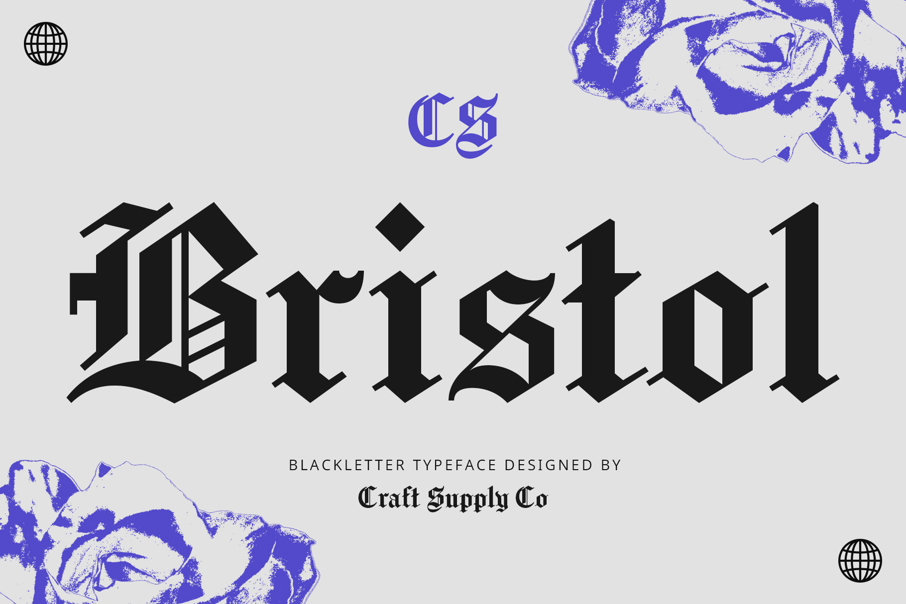 CS Bristol Font: Ornate Blackletter Font with Historic Elegance