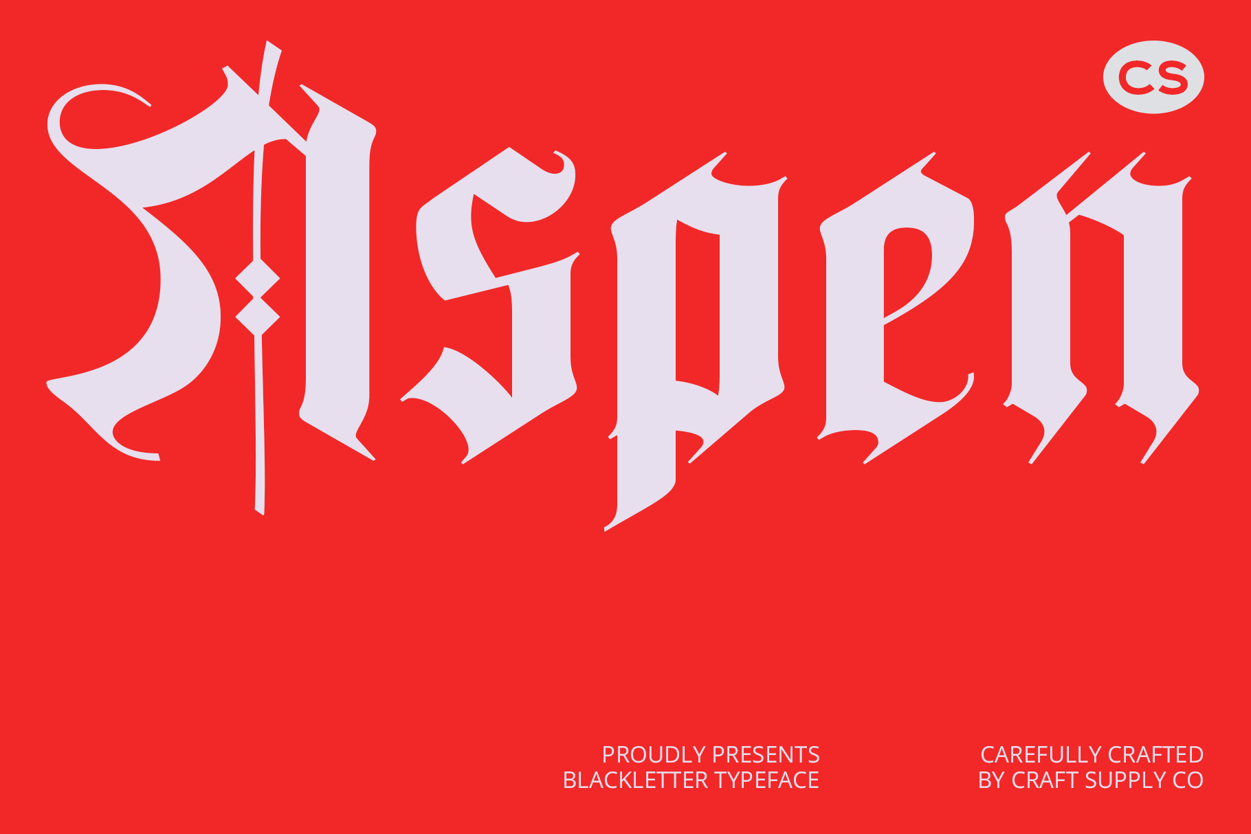 CS Aspen Font: Classic Elegance with a Mysterious Aura - Craft Supply Co