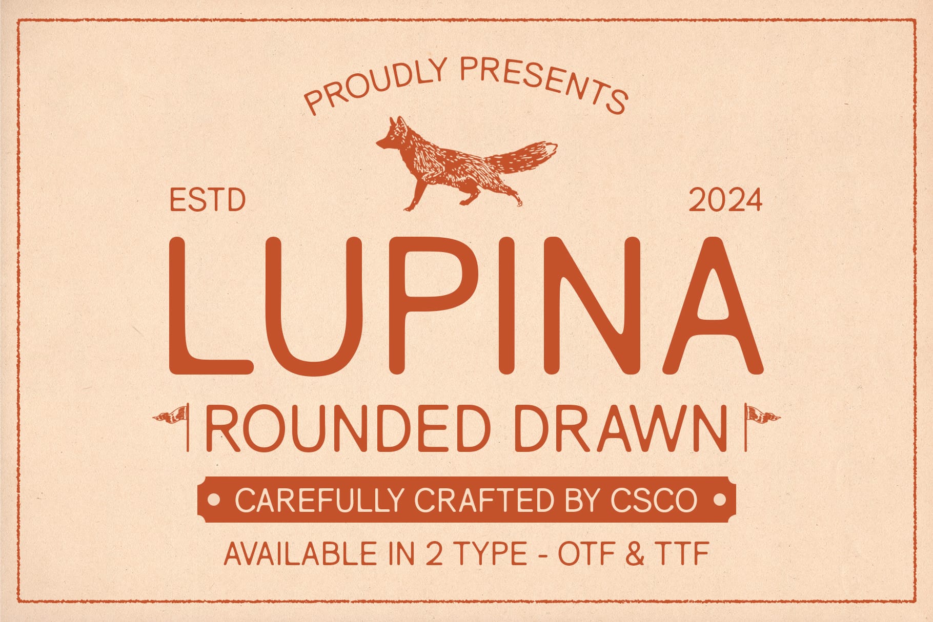Lupina Rounded Drawn Modern Simplicity with an Artistic Touch Craft