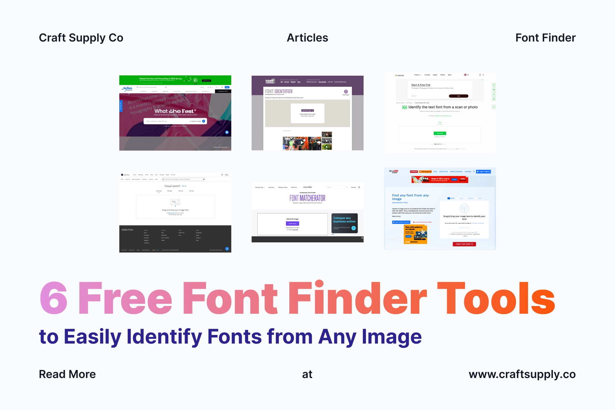 6 Free Font Finder Tools to Easily Identify Fonts from Any Image ...