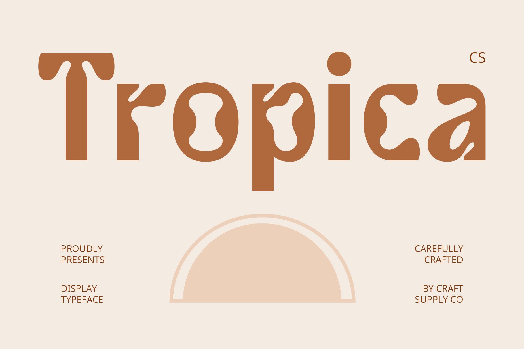 CS Tropica Font Embrace the Groove of Creativity Craft Supply Co