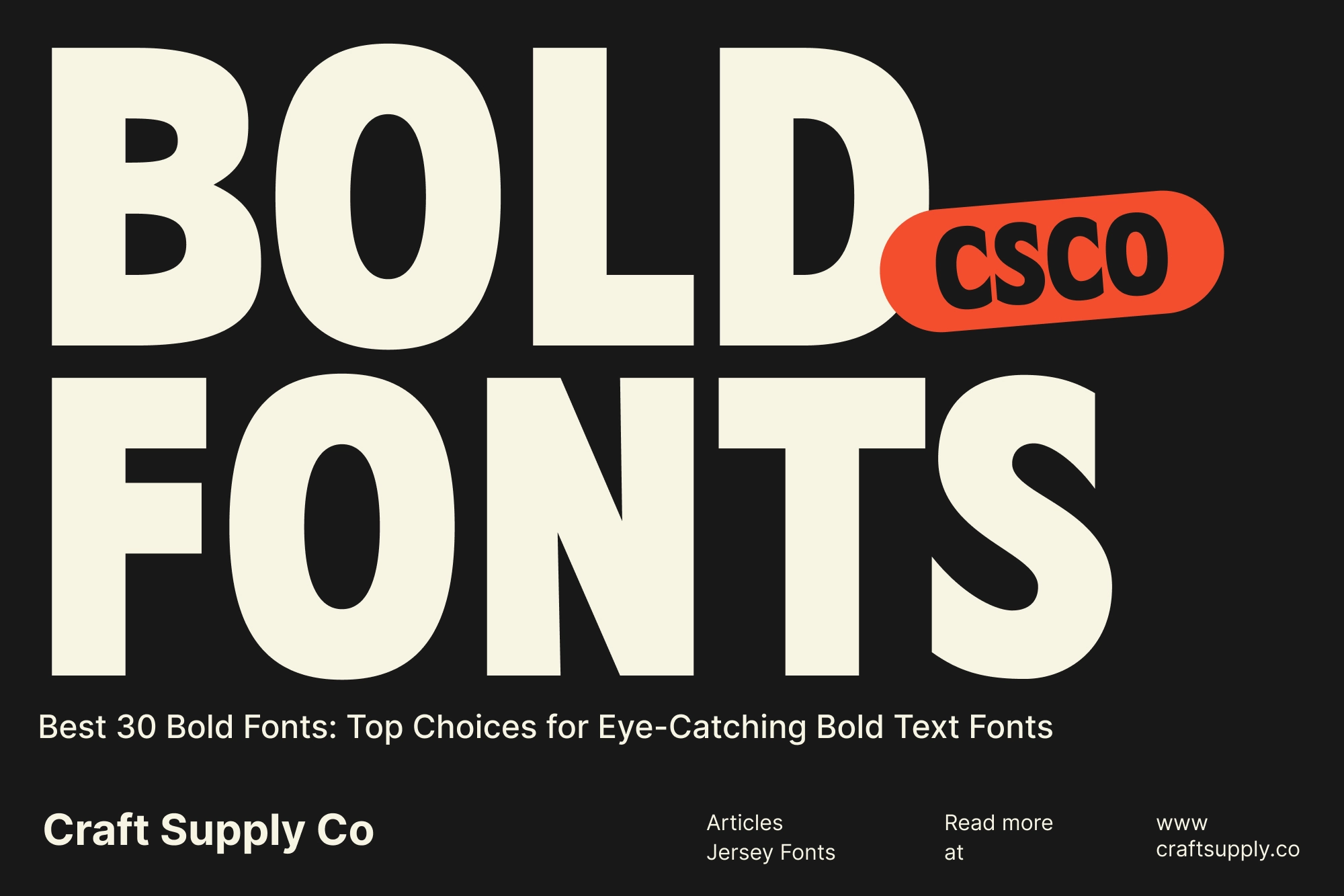 Best 30 Bold Fonts: Top Choices for Eye-Catching Bold Text Fonts ...