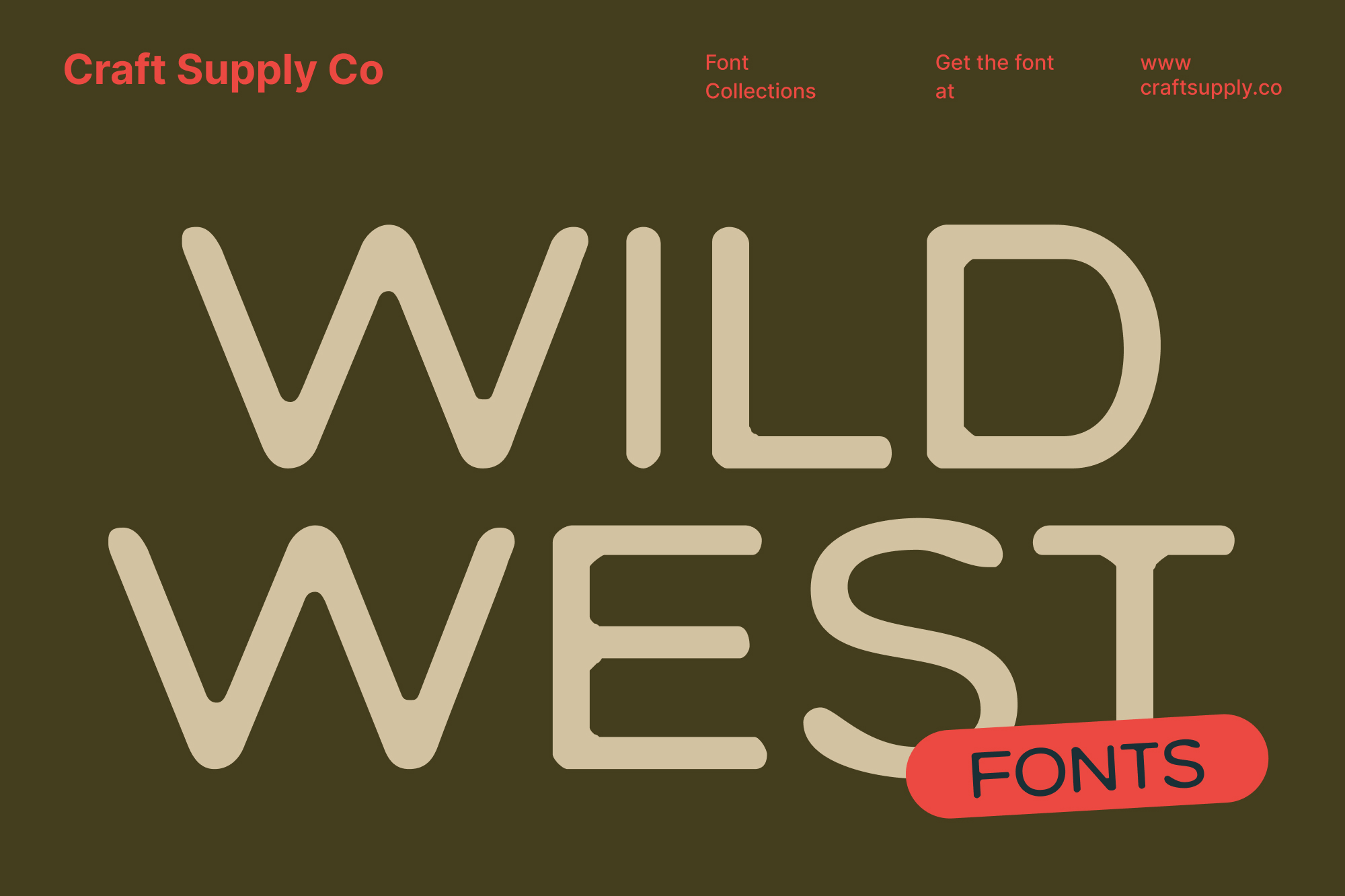 Wild West Font Collections By Craft Supply Co wild-west-font-collections-by-craft-supply-co