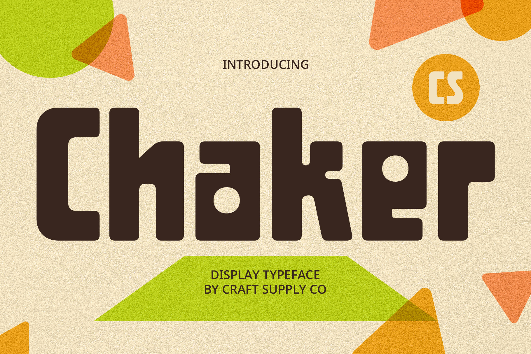 Chaker Rarg CS Chaker Font: Funky, Playful Boldness with Creative Flair - Craft ...