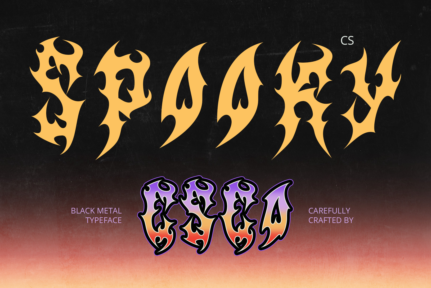 CS Spooky Font Embrace The Darkness Craft Supply Co CS Spooky Font Embrace The Darkness Craft Supply Co