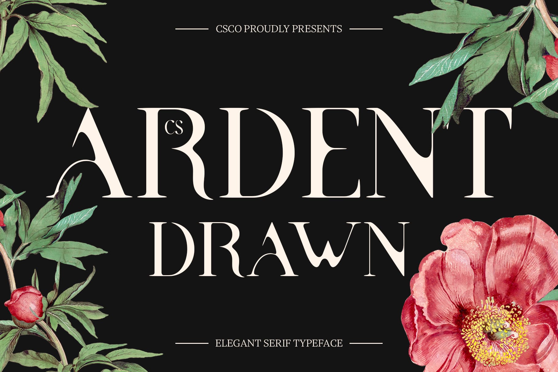 CS Ardent Drawn: Clean and Contemporary Serif Structure Craft Supply Co CS Ardent Drawn: Clean and Contemporary Serif Structure Craft Supply Co