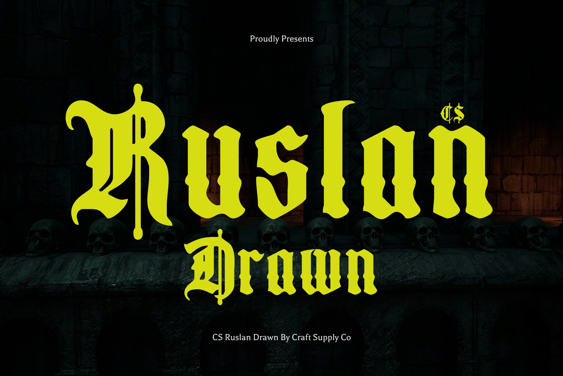 CS Ruslan Drawn Ornamental Old English Display Font cs-ruslan-drawn-ornamental-old-english-display-font