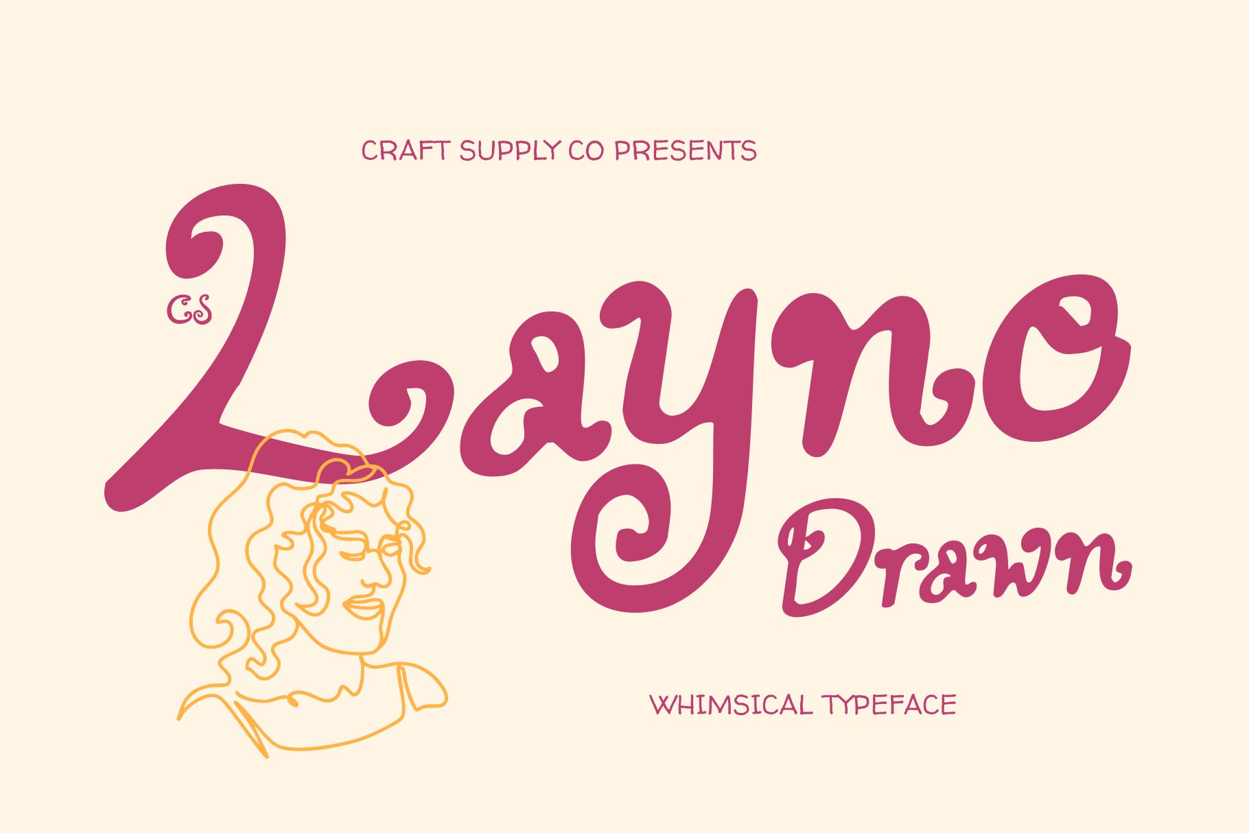 Swayne Lettering CS Layne Drawn – Whimsical Hand-Drawn Display Font