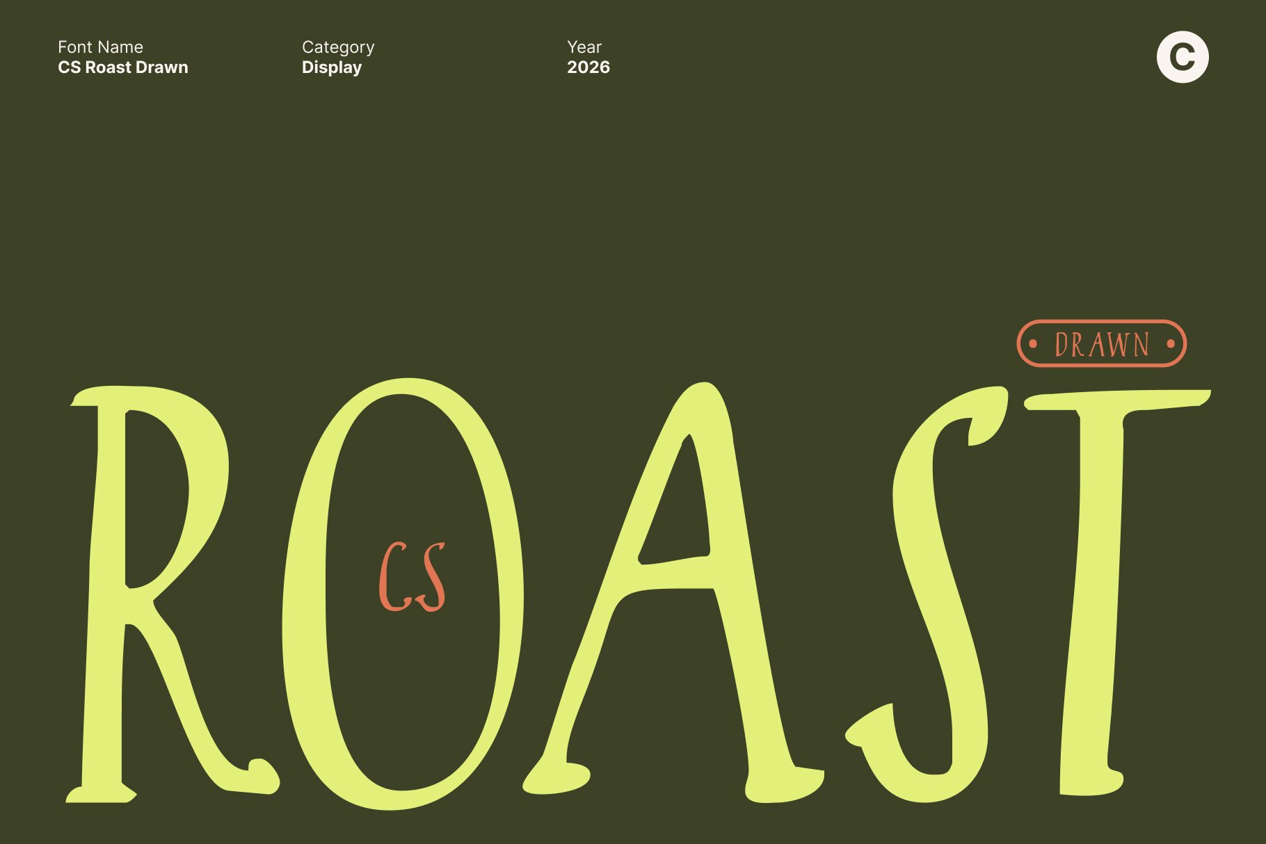 Roasting Script CS Roast Drawn – Whimsical Handwritten Storybook Font