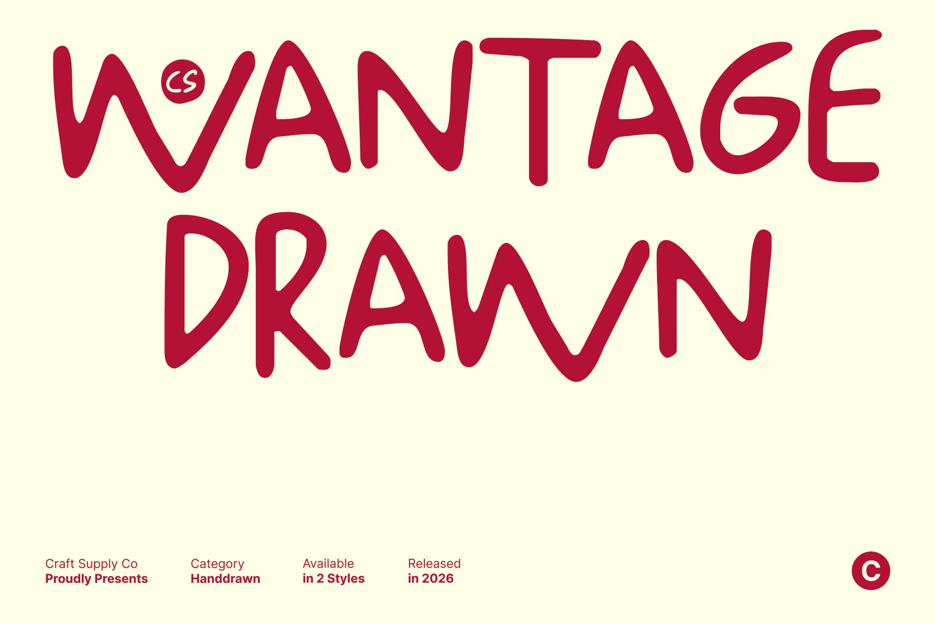 Wantage Css CS Wantage Drawn – Playful Hand-Drawn Sans Serif Font