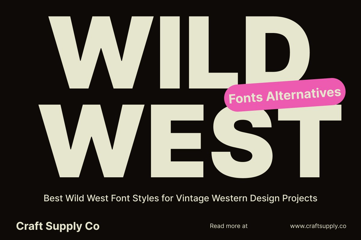 Best Wild West Font Styles for Vintage Western Design Projects