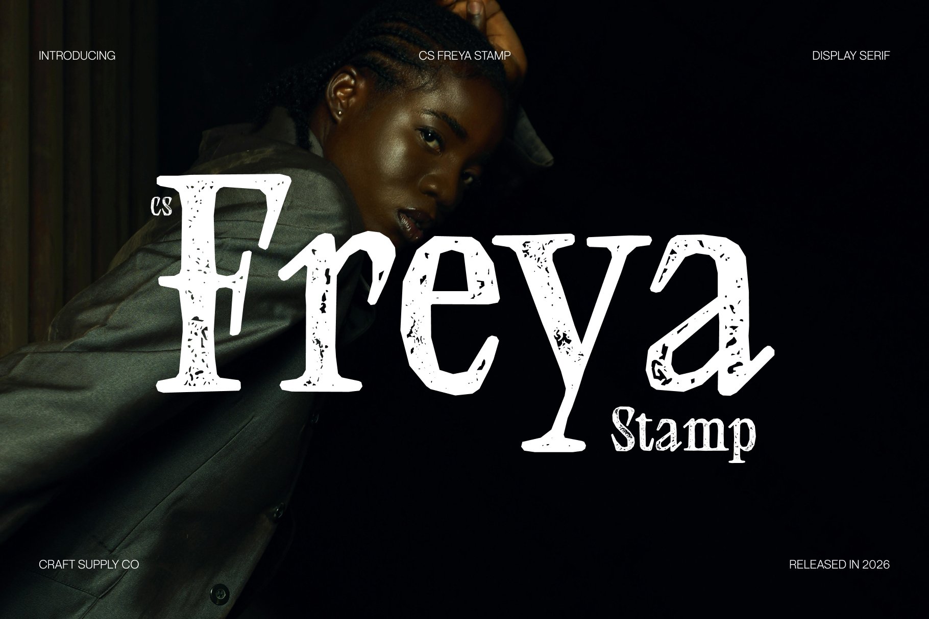 CS Freya Stamp: Elegant Modern Serif - Craft Supply Co